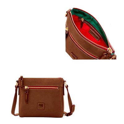 Dooney & Bourke Chestnut Brown Florentine Allison Crossbody Bag