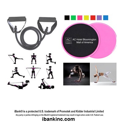 iBank ® Exercise Band + Fitness Sliders