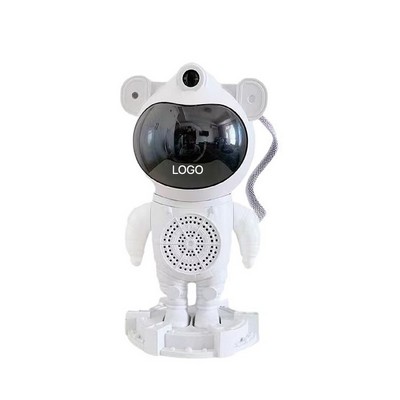Astronaut Creative Bluetooth Speaker with Galaxy Projector Cool Ambiance Starry Sky Night Light