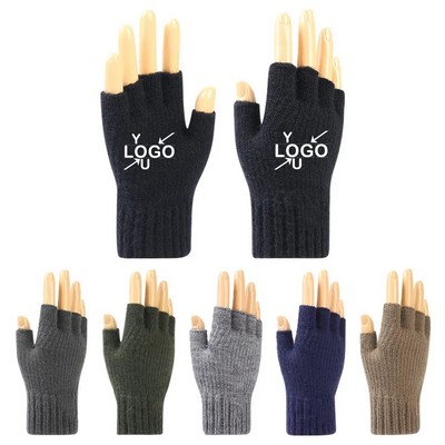 Fingerless Knit Gloves