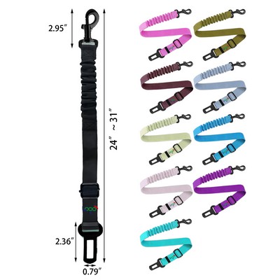 Retractable Dog Car Harness Seat Belt