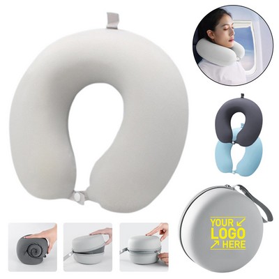 Ergonomic Memory Foam Travel Neck Pillow