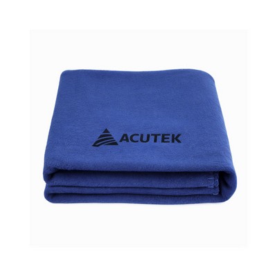 Embroidered Polar Fleece Blanket - 60" x 78"
