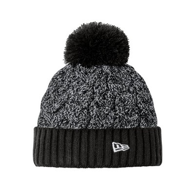 New Era Marled Knit Pom Beanie