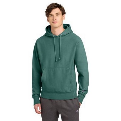 Champion Reverse Weave Garment-Dyed Hooded Sweatshirt.