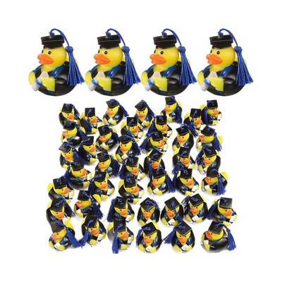 Graduation Season Rubber Duck Dashboard Decorations Ornament Ducky with Hat