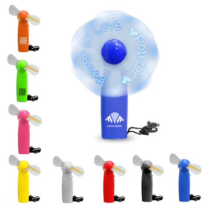 LED Flashing Message Fan