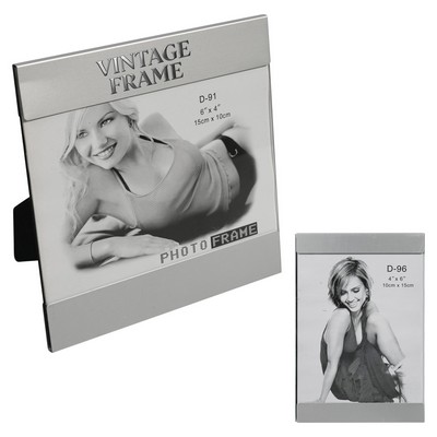 Customizable 6" Aluminum Alloy Photo Frame