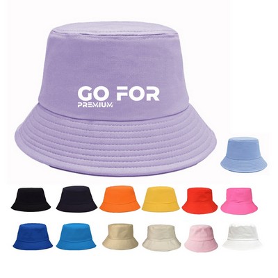 Cotton Bucket Hat And Sun Caps