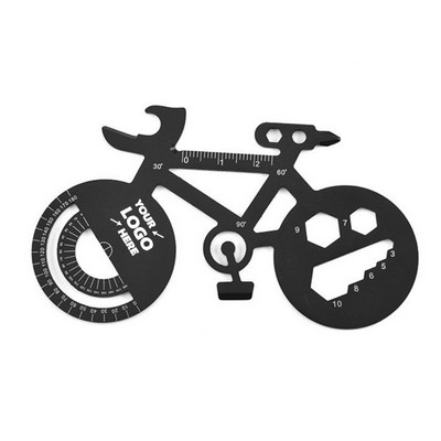 Bike-Shaped Stainless Steel Multi-Tool Card