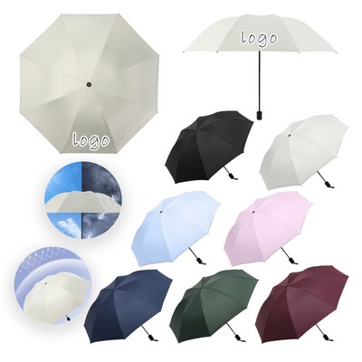 Compact 23-Inch Auto Umbrella: Your All-Weather Travel Companion
