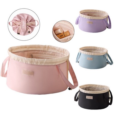 Waterproof Large-Capacity Portable Drawstring Cosmetic Bag