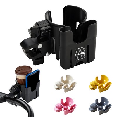 2-in-1 Universal Stroller Cup Holder with Phone Holder