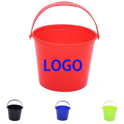 Mini Plastic Sand Bucket With Easy Carry Handle