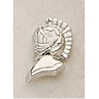 Knight's Helmet Marken Design Cast Lapel Pin (Up to 5/8")