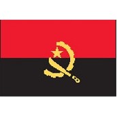 4'x6' Angola U.N. Nylon Outdoor Flag - Style B
