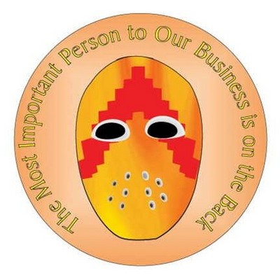 Hockey Mask Photo Hand Mirror (2½" Diameter)