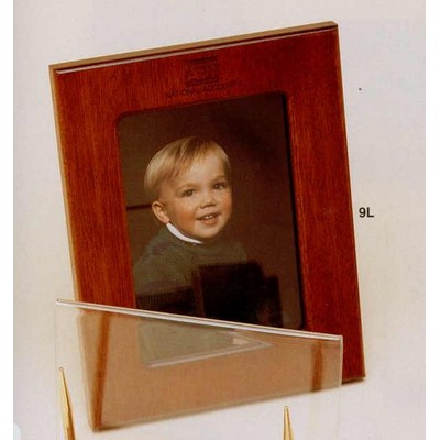 7-1/2"x9-1/2" Walnut Wall Or Desk Frame (9l)