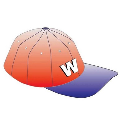 Baseball Cap Acrylic Coaster w/Felt Back