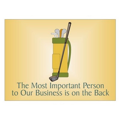 Golf Bag Rectangle Photo Hand Mirror (2½"x3½")