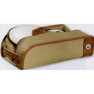 Canvas Shoe Bag w/ Club Lorente Medallion