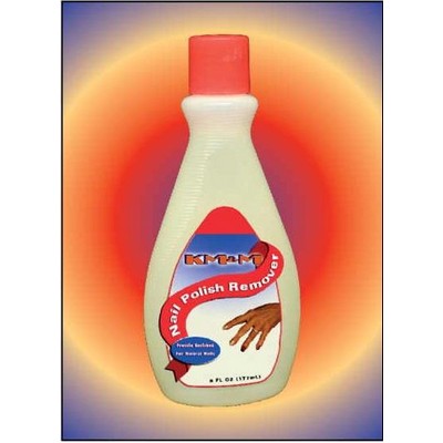 Nail Polish Remover Rectangle Badge w/ Bar Pin (2 1/2"x3 1/2")