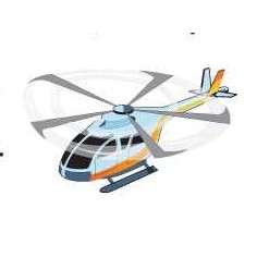 Helicopter Lapel Pin