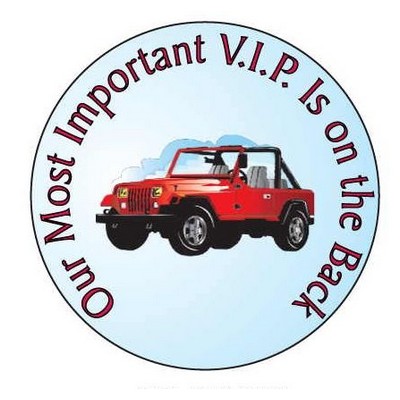 SUV 2 Round Hand Mirror (2½" Diameter)