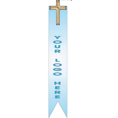Gold Cross Bookmark w/ Black Back
