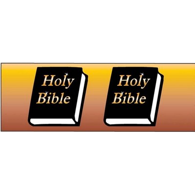 Holy Bible Panoramic Badge w/ Bar Pin