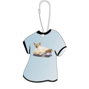 Balinese Cat T-Shirt Zipper Pull