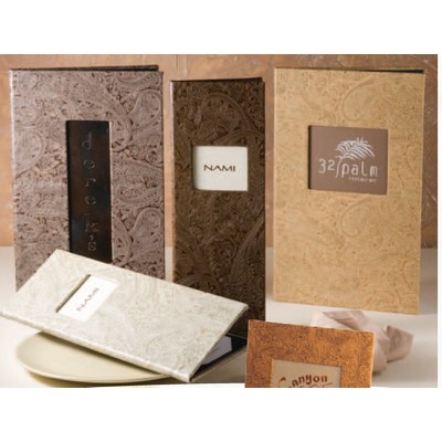 Paisley Single Panel 1 View Menu Cover (5 1/2"x8 1/2" Insert)