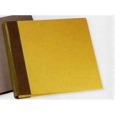 Post Bound Album & Scrapbook W/ Nouvo Box Grain Premium Leather Cover