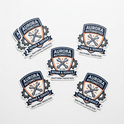 51 to 75 Sq. Inch Outdoor/ Indoor White Matte Vinyl Repositionable Decal