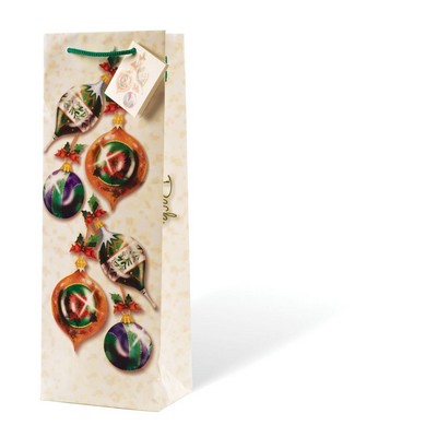 The Holiday Wine Bottle Gift Bag (Deck The Halls)