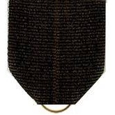 Pin Drape Ribbon, Black w/ Jump Ring