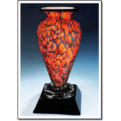 Indigo Monarch Athena Vase w/o Marble Base (3.75"x8")