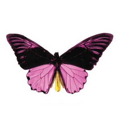 Black & Purple Butterfly Magnet w/ Full Magnetic Back (10 Square Inch)