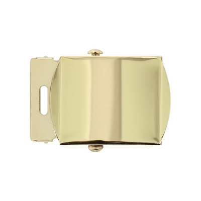 Brass Plated Web Belt Buckle