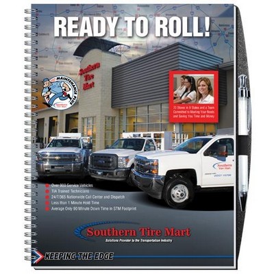 Gloss Cover Journals w/50 Sheets & Pen (8 ½"x 11")