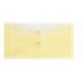 Lemon Yellow 2 Pocket Check Size Poly Envelope (9 ¾"x5 ¼")