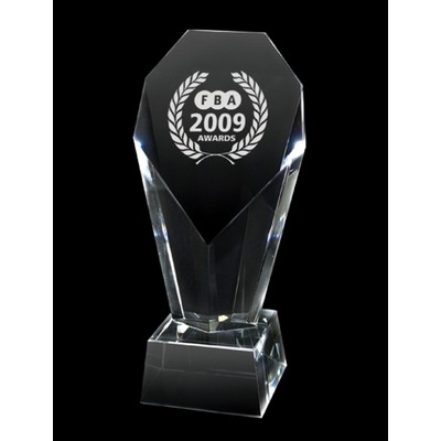 Small Heart Crystal Trophy