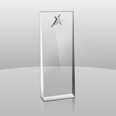 Wedge Award w/Star (8"x3"x1 3/4")