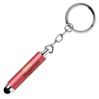 Aluminum Stylus Key Chain (Screen Printed)