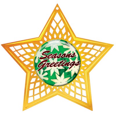 QUIKTURN Star Holiday Ornament - 5 Day Production