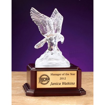 8" Crystal Eagle Award