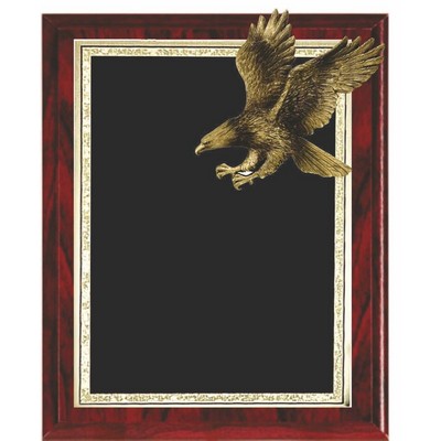 Mahogany Brown Eagle Plaque (9"x 12")