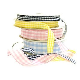 7/8" Party Plaid Ribbon