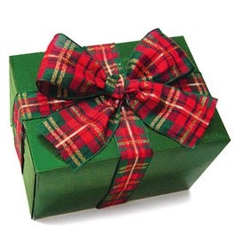 7/8" Christmas Plaid Ribbon
