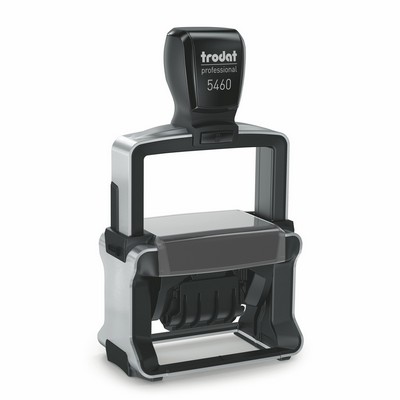 Trodat Self-Inking Die Plate Dater/Numberer's Stamp w/2 Color Pad (2 1/8"x1 3/16")